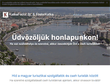Tablet Screenshot of katkafodor.hu
